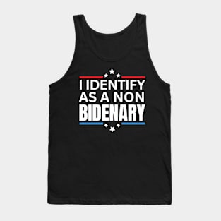 I identify as non Bidenary American vintage style (v15) Tank Top